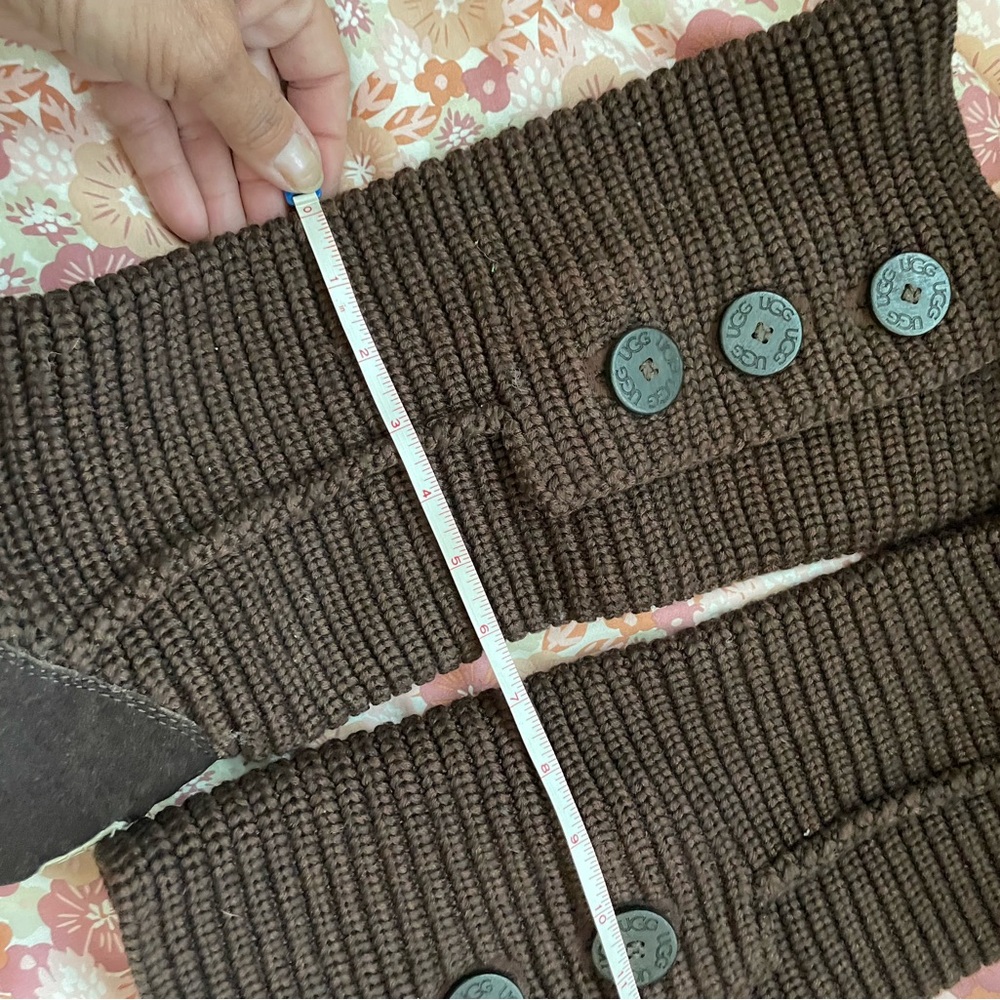 UGG Chocolate Knit Button Boots